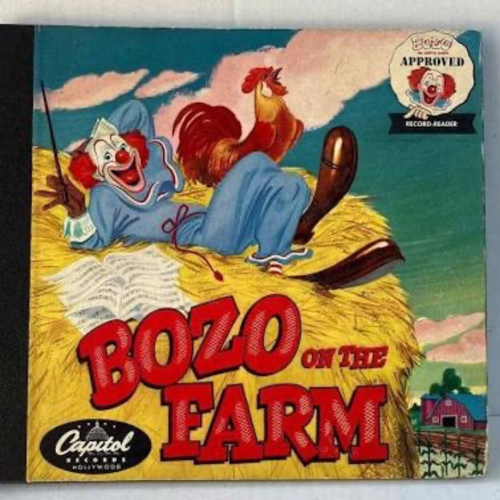 1950 Vintage Capital Record-Reader Bozo on the Farm